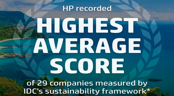 HP obtiene la puntuación más alta en el Índice de Sostenibilidad de IDC